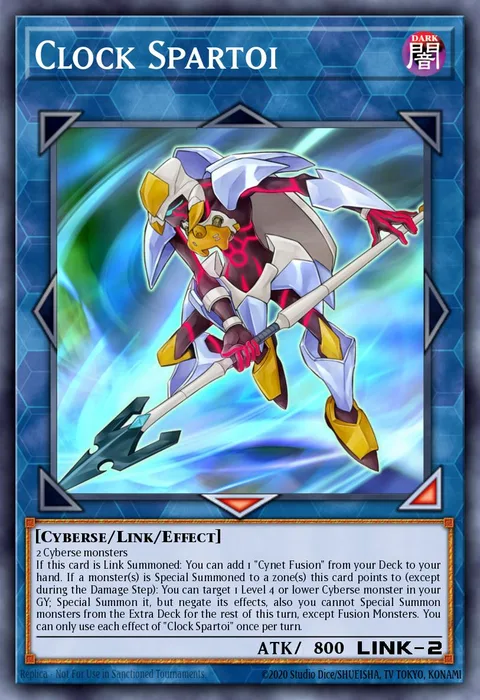 Clock Spartoi trading card