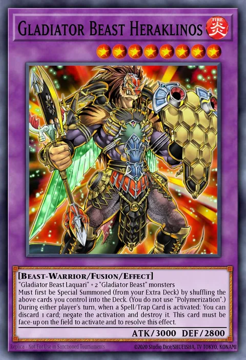 Gladiator Beast Heraklinos trading card