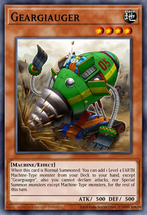 Geargiauger trading card