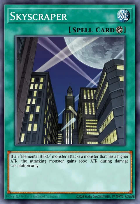 Skyscraper trading card