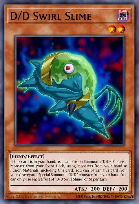 D/D Swirl Slime trading card