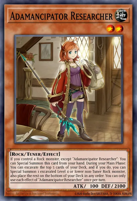 Adamancipator Researcher trading card