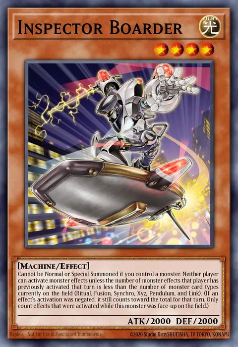 Inspector Boarder trading card
