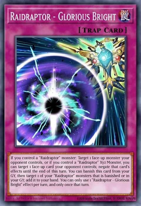 Raidraptor - Glorious Bright trading card
