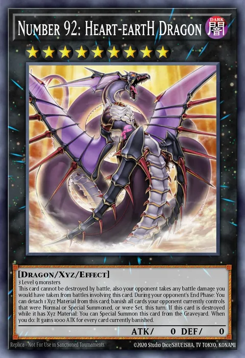 Number 92: Heart-eartH Dragon trading card