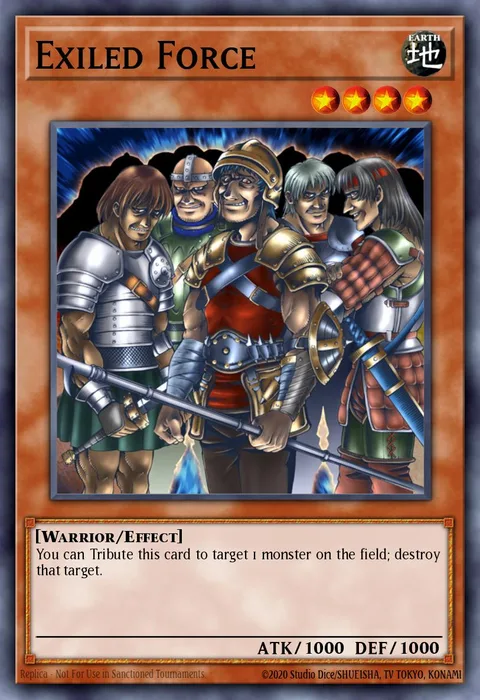 Exiled Force trading card