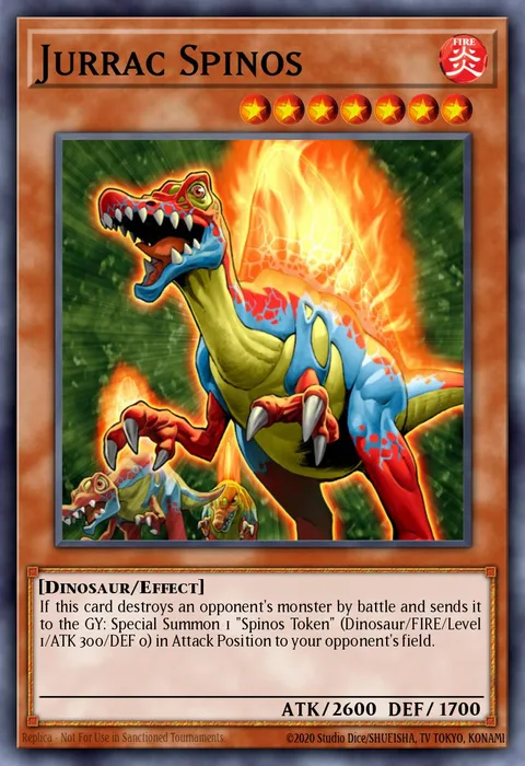 Jurrac Spinos trading card