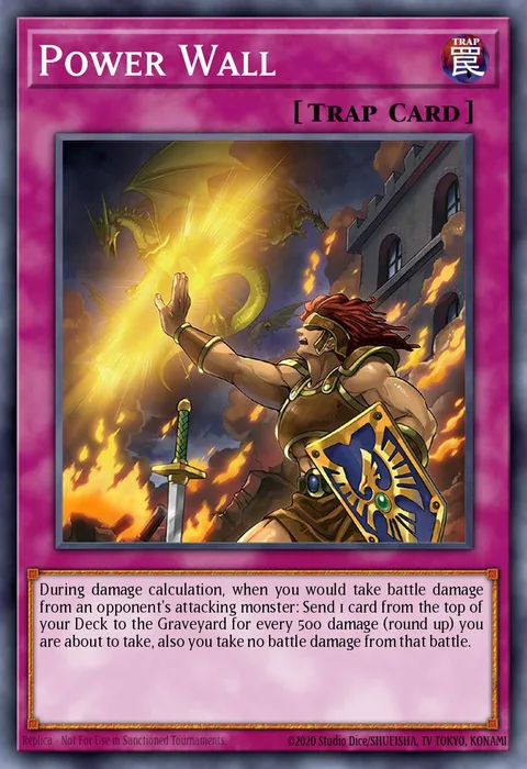 Power Wall trading card
