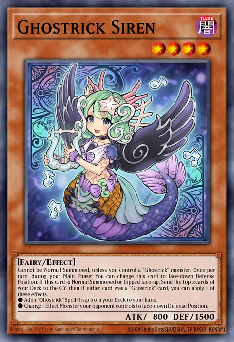 Ghostrick Siren trading card