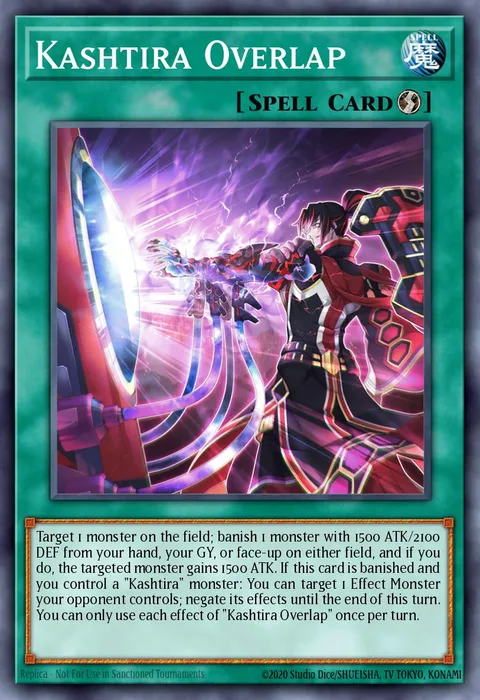Kashtira Overlap trading card