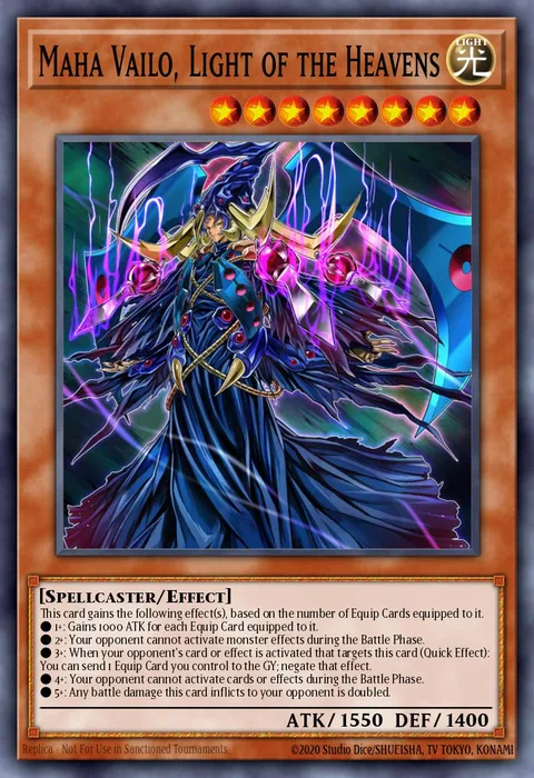 Maha Vailo, Light of the Heavens trading card