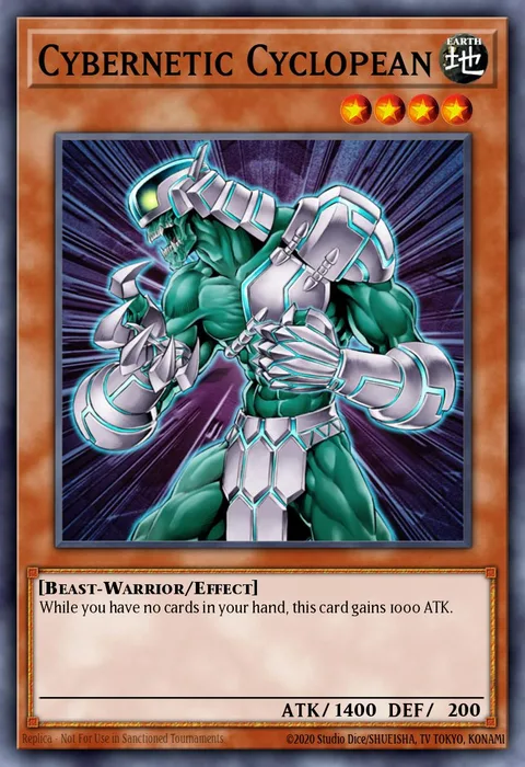 Cybernetic Cyclopean trading card