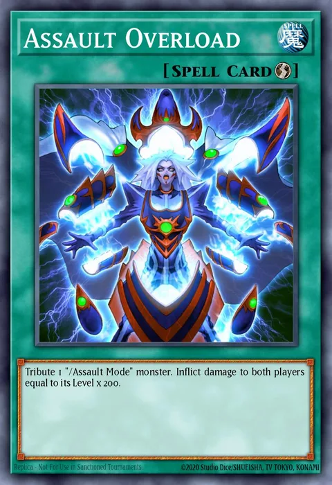 Assault Overload trading card