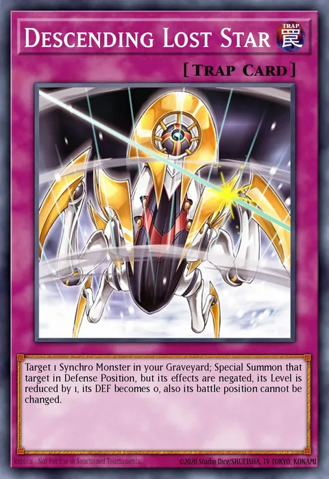 Descending Lost Star trading card