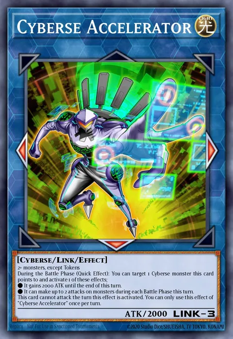 Cyberse Accelerator trading card