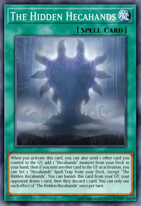 The Hidden Hecahands trading card