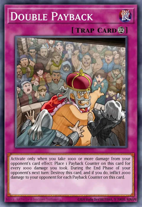 Double Payback trading card