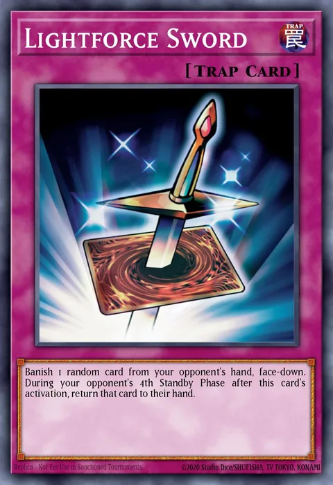 Lightforce Sword trading card