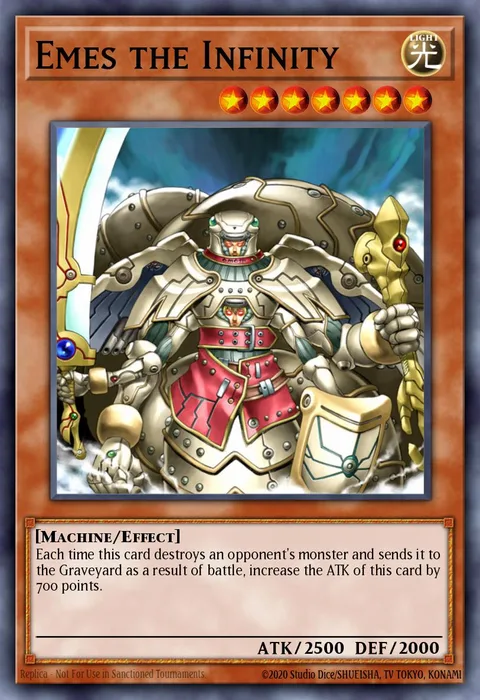 Emes the Infinity trading card