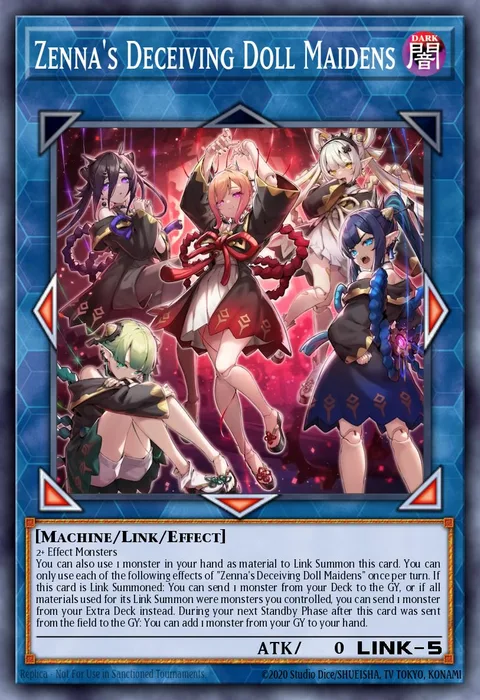 Zenna's Deceiving Doll Maidens trading card