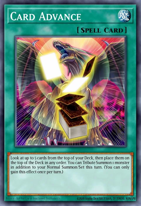 Card Advance trading card
