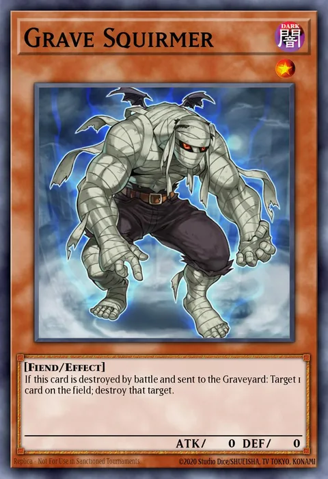 Grave Squirmer trading card