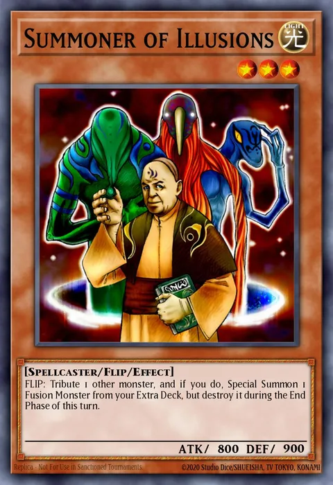 Summoner of Illusions trading card