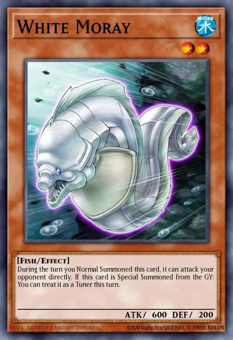 White Moray trading card