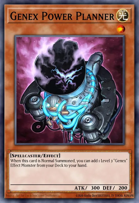 Genex Power Planner trading card