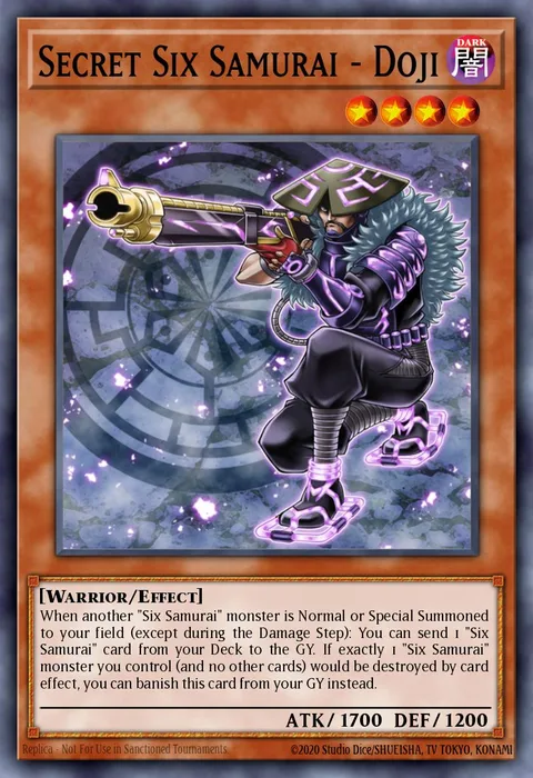 Secret Six Samurai - Doji trading card