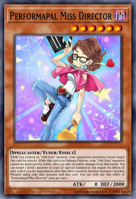 Performapal Miss Director trading card