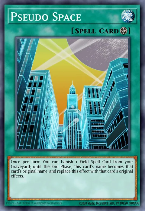 Pseudo Space trading card