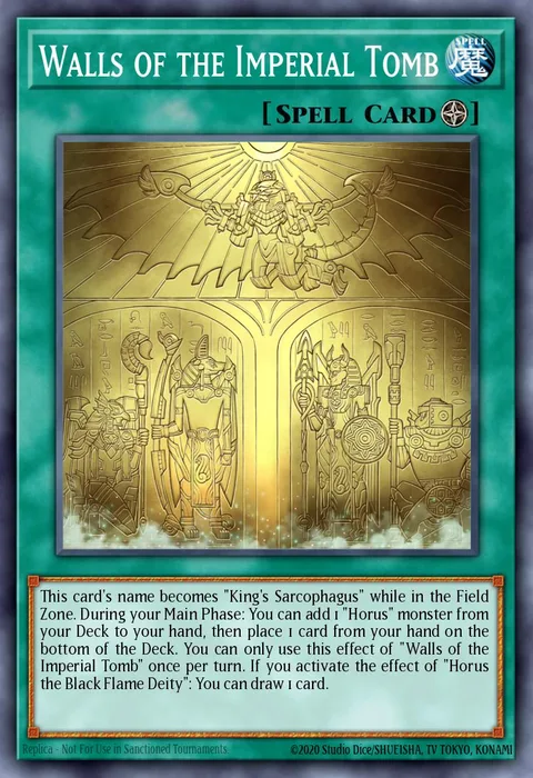 Walls of the Imperial Tomb trading card