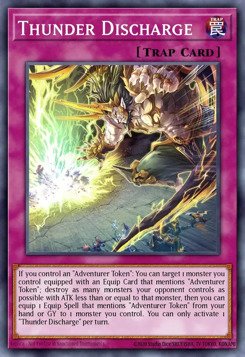 Thunder Discharge trading card