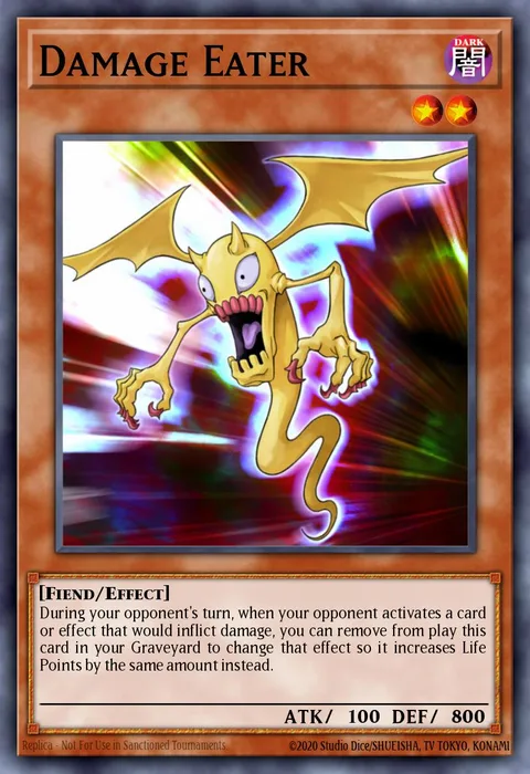 Damage Eater trading card