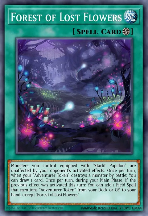 Forest of Lost Flowers trading card
