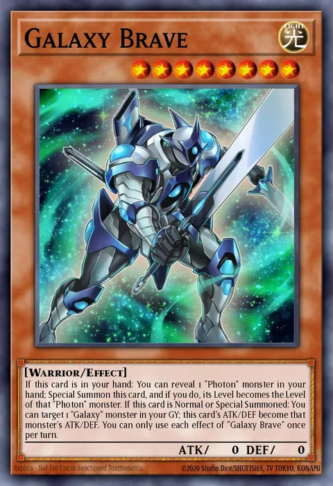 Galaxy Brave trading card