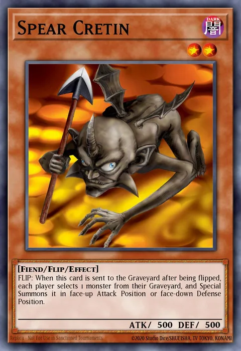 Spear Cretin trading card