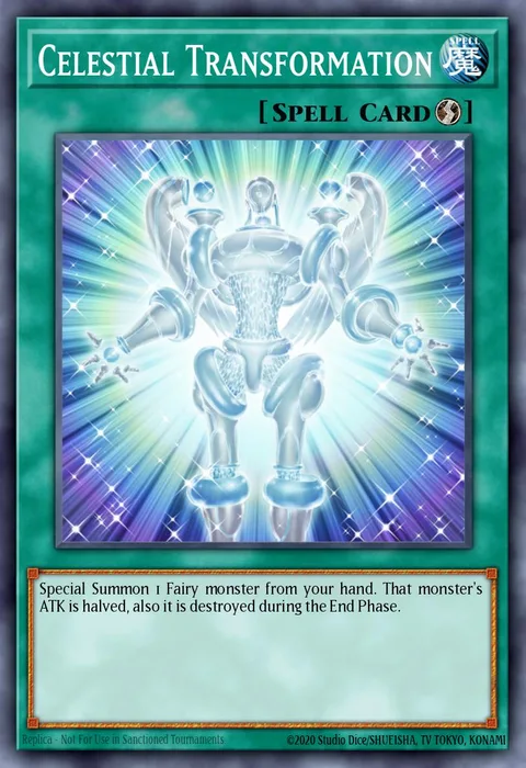 Celestial Transformation trading card