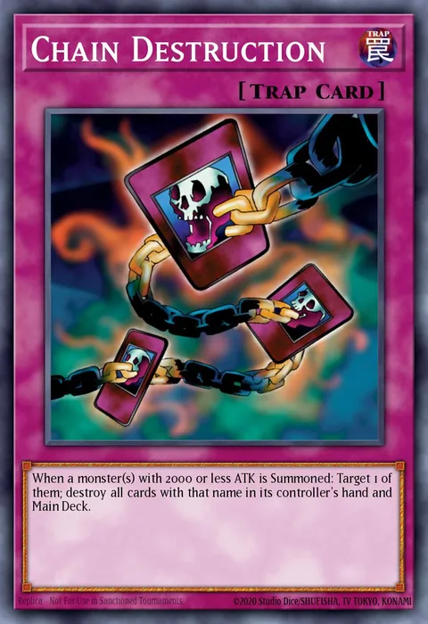 Chain Destruction trading card