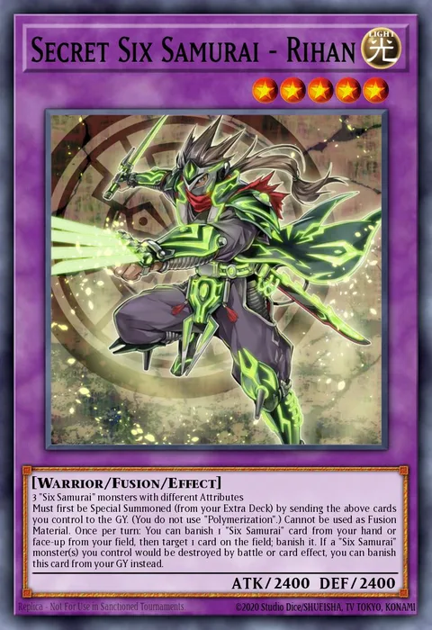 Secret Six Samurai - Rihan trading card