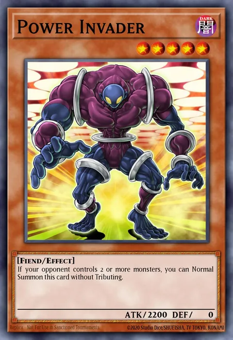 Power Invader trading card