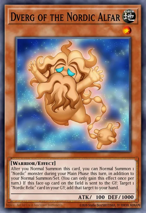 Dverg of the Nordic Alfar trading card