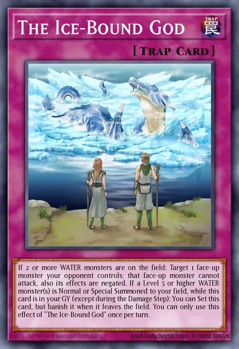 The Ice-Bound God trading card