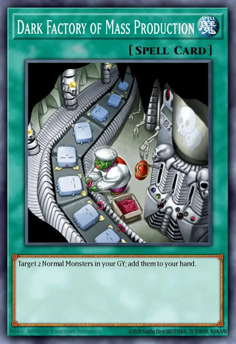 Dark Factory of Mass Production trading card