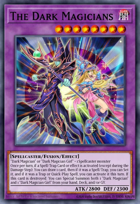 The Dark Magicians trading card