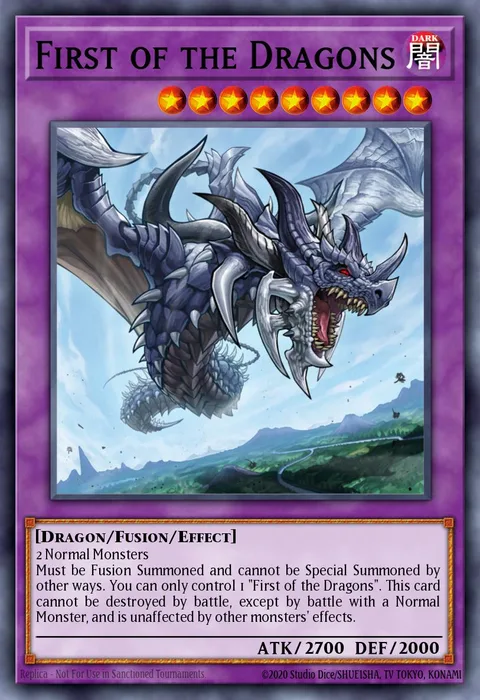 First of the Dragons trading card