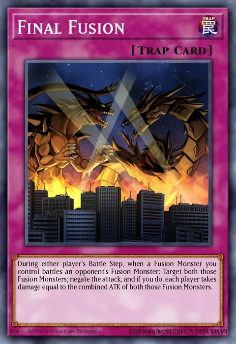 Final Fusion trading card
