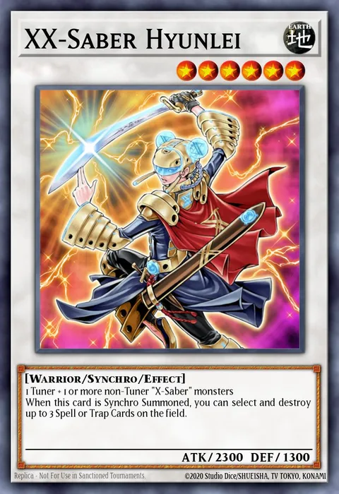 XX-Saber Hyunlei trading card