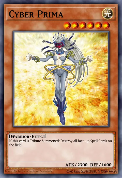 Cyber Prima trading card